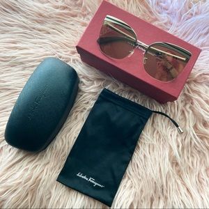 Salvatore Ferragamo cat eye sunglasses